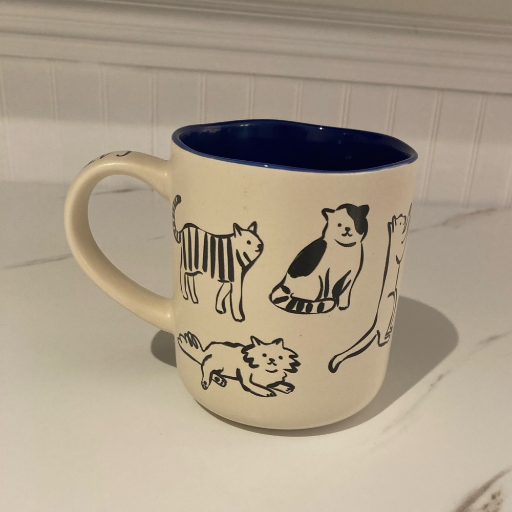 Opalhouse Cream Stoneware ‘Cat Person’ Mug Whimsical Feline Decor Cat Lover